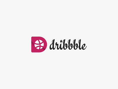 Dribbble brand Logo Redesign