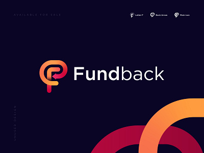 Fund back Modern Logo Concept