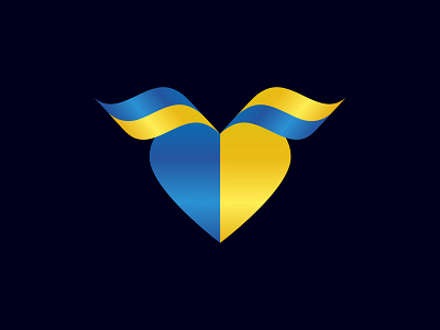 Be strong, Ukraine! 💙💛 branding business logo creative logo custom logo heart identity logo logo maker logos logotype minimalist logo modern logo monogram nowar pray professional logo support symbol ukraine unique logo