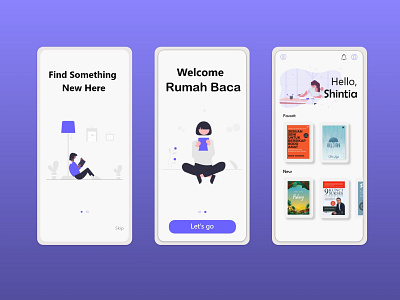 Rumah Baca - Ui Design App Mobile