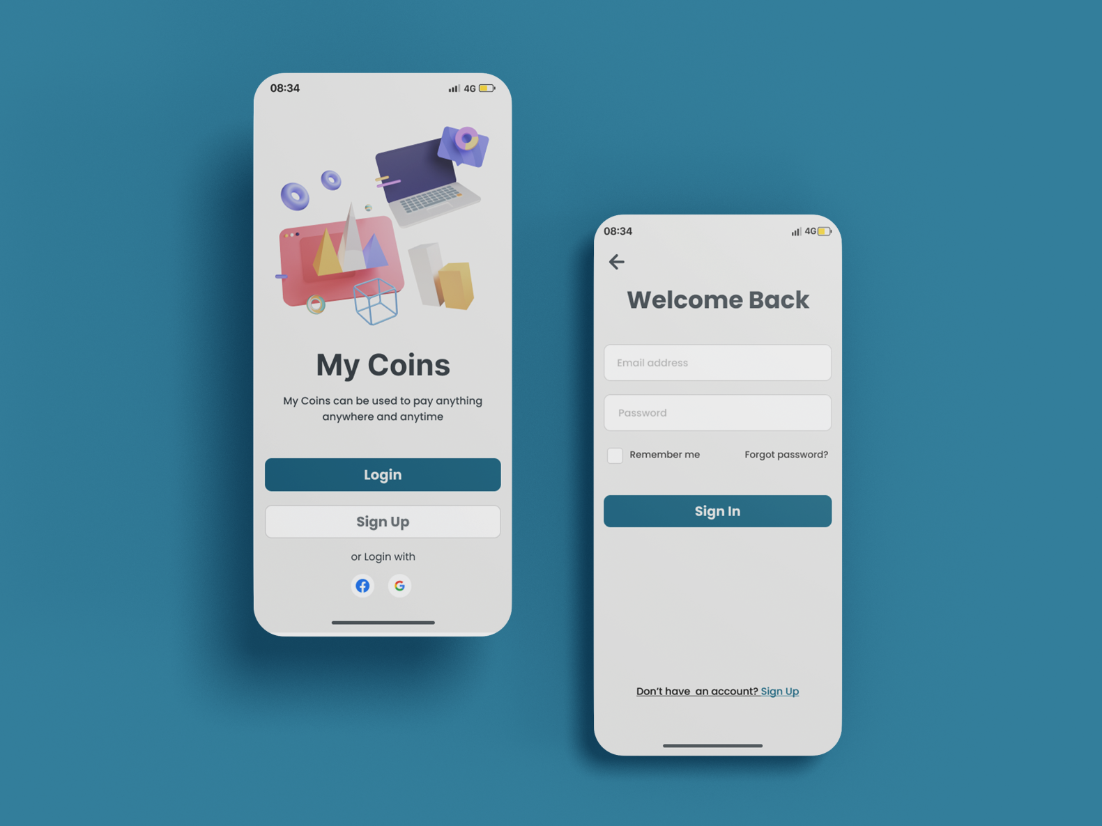 My Coins - Mobile App Ui Design by Adfial Hartata on Dribbble