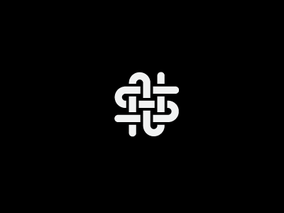 NS logo - part 2 - "the two threads" b&w