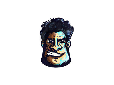 Anger anger angry face head illustration macho teeth