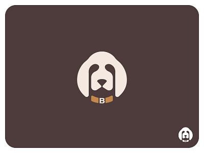 Dog animal bark beagle dog ears face icon illustration logo mark pet retriever