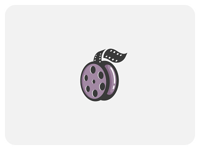 Sljiva festival film fruit icon logo movie plum poster sljjiva symbol tape roll