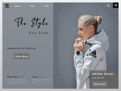 adidas main page