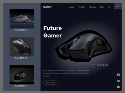 web design for mouse by pooja_kelkar on Dribbble