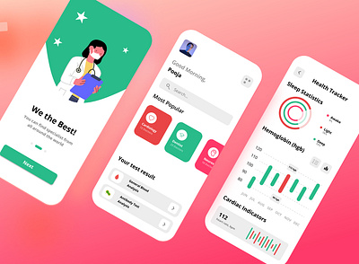 Mediclient aesthetic daily ui design doctor figma health icon illustration ui ux