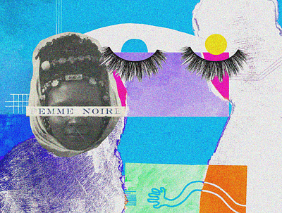 La Femme Noire collage collage art design graphicdesign illustration