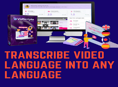 Transcribe video language into any language