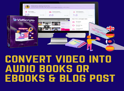 Convert viral video into audio books or eBooks & blog post
