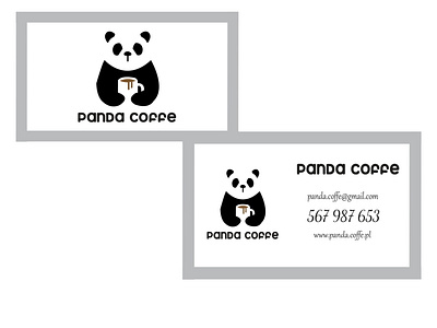 Wizytówka Panda Coffe