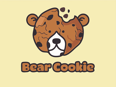 Bear Cookie branding design icon illustrator logo typography vector