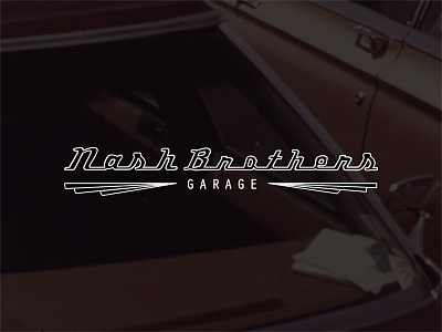 Nash Brothers Logos branding car logo classic cars garage logo nash restoration