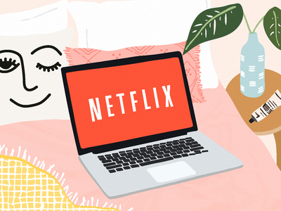 Netflix and Chill aesop bed chill interior design laptop monstera netflix netflix and chill pillow pink red yellow
