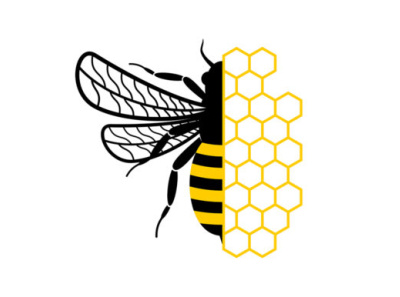 Bee Logo Graphics beauty branding design illustration logo typography ui ux vector web