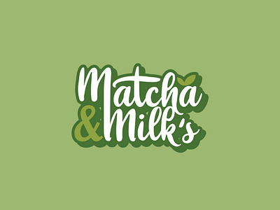 Matcha & Milks Logo Concept