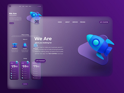 Tech Empire Landing Page - SEO Agency