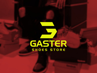 GASTER SHOESE STORE LOGO CONCEPT branding lettermark logo logodesign shoes logo sneaker logo store logo