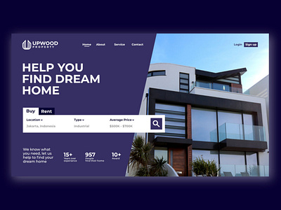 UPWOOD PORPERTY HOMEPAGE PREVIEW
