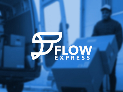 FLOW EXPEDITON COMPANY LOGO branding delivery logo expedition logo letter f logo lettermark logo design logomark minimalist logo modern logo