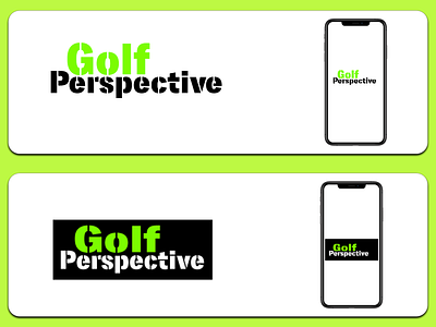 Golf Perspective Logo Concepts adobe xd branding illustration logo vector