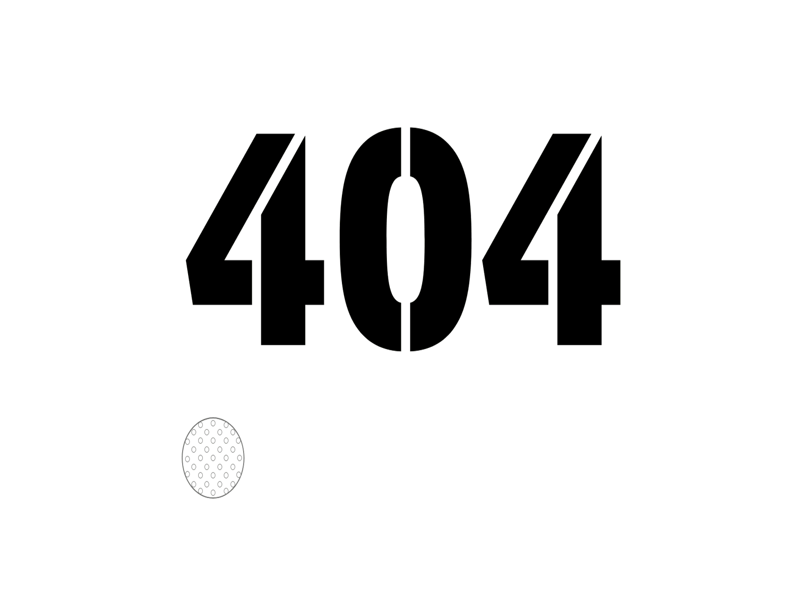 Golf Perspective 404 Page Animation adobe xd photoshop editing web