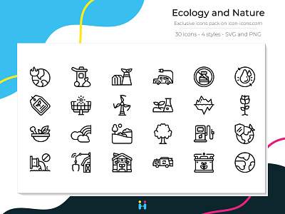 Ecology and Nature (Line) design ecology environement exclusive icons free icons freebie graphicdesign icons illustration illustrator logo nature pictogram planet
