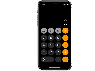 Attempted to design an Apple calculator apple calculator dailyui design figma typography ui uidesign