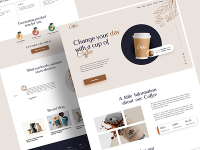 UI/UX Design- Coffee Shop Business