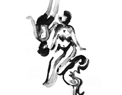 aquarelle aquarelle art blackandwhite characters drawing illustration people