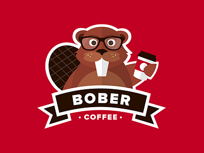 Beaver Hipster illustration