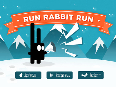 RUN RABBIT RUN: Hardcore Platformer app game gamedesign platformer rabbit
