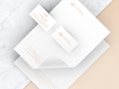 Artholl - branding branding interiors logo marble minimal