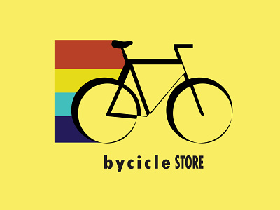 Bicycle Store adobe branding design illustration illustrator logo minimal versatile
