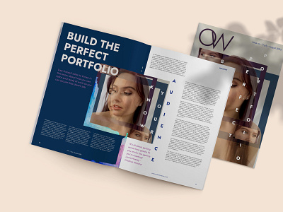 OW publication magazine articles design digitalmagazine frontcover graphic design layout design magazine magazine cover magazine layout