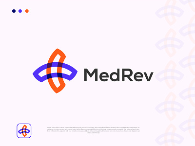 MedRev | MAedical logo brand identity branding creative health logo design medical logo minimalist logo modern modern logo pharmacy logo