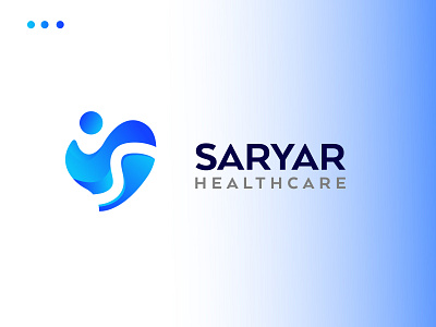 Health care logo brand identity branding creative design health care heart log logo design medical modern modern logo yoga