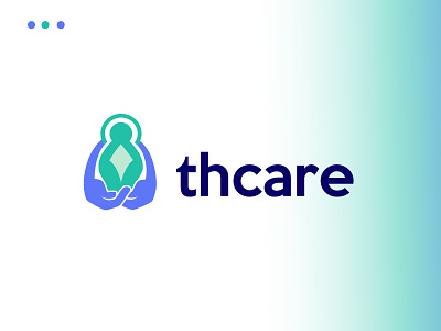 Care logo brand identity branding care logo healthcare home care logo design medical meditation yoga