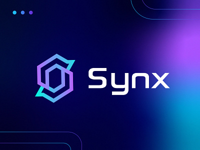 Synx blockchain brand identity branding crypto fintech hightech modern saas tech technology