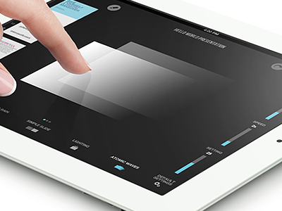 Presentation App animation ios 7 design minimal presentation presentation on ipad slides