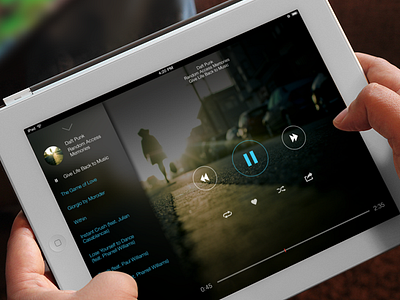 Music Player iOS 7 ios 7 ios 7 design ios 7 ui ios 7 ui set music player ui design