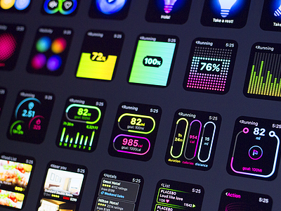 W1 UI Kit Preview apple watch apple watch gui apple watch mockup apple watch ui kit free free sketch free ui iphone ui sketch ui kit ui set watch ui