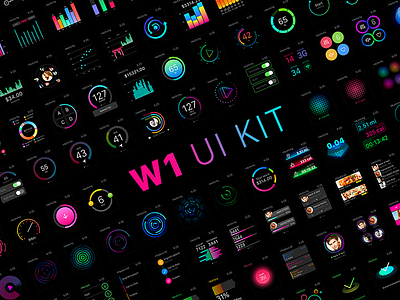 W1 UI Kit Preview 2