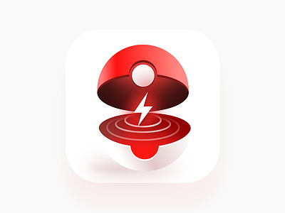 Pokemon Energy Saver App colored icon energy free icon icon ios 10 ios icon iphone 6se iphone 7 pokemon red icon