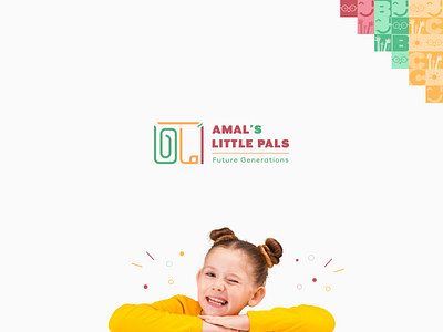 Amal's little pals Brand Identity Design (Branded house) brand design branding branding design children design graphic design illustration illustrator kid kid logo logo usa vector