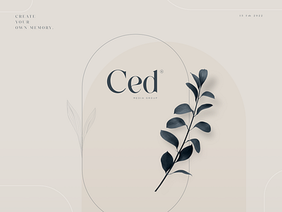 Ced Media Group Logo & Visual Identity Design brand design branding branding design design graphic design illustration illustrator logo memory plant seed vector