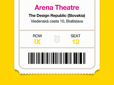 By Design Conference Ticket application clean code conference ios iphone mobile simple ticket ui