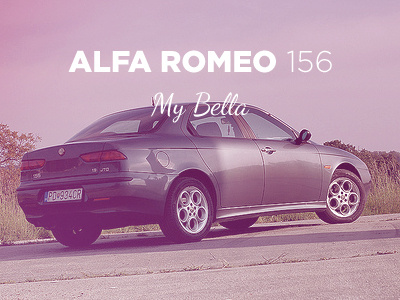 My First Car - Rebound alfa romeo car first retro