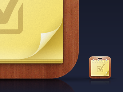 TaskMaster icon application icon icons iphone mac note texture
